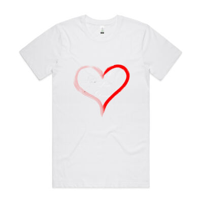 I love dance - Large Logo, Organic Mens Tee Thumbnail