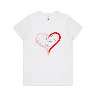 Ladies Organic Tee - White Collection Thumbnail